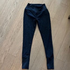 Alo alosoft blue heather full length leggings